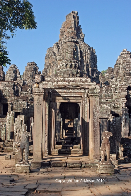 Entrance to Bayon Temple, Angkor